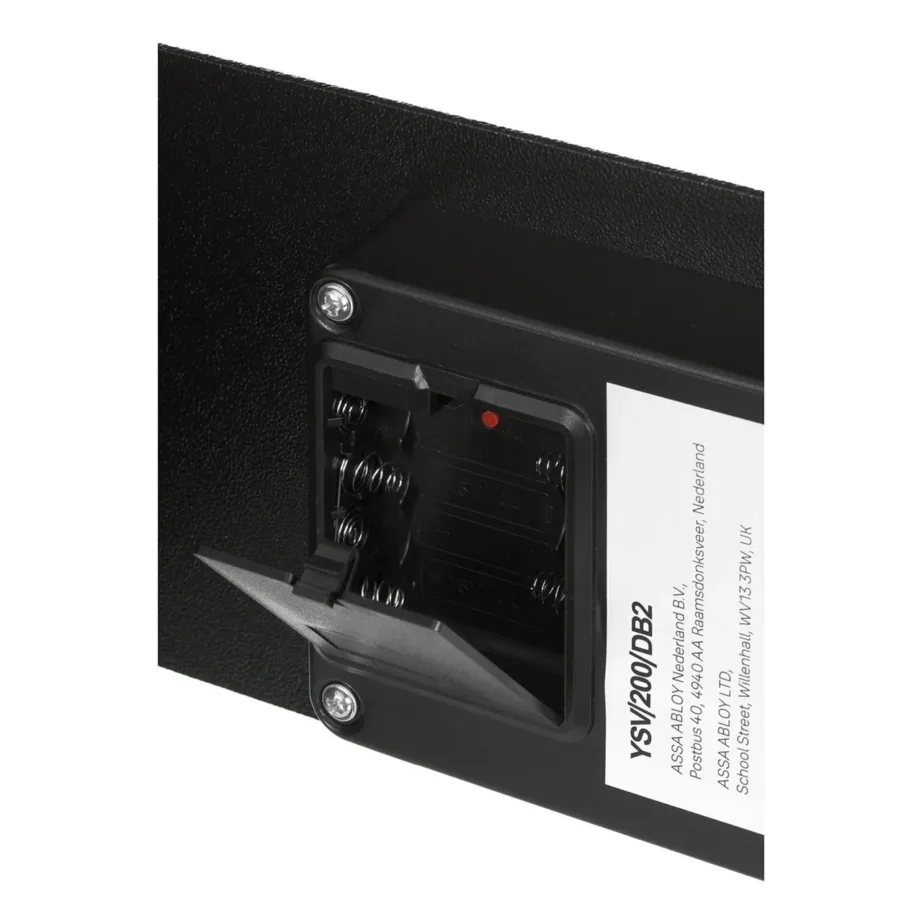 Yale YSV/200/DB2 8,6 l terasest must põrandale/seinale paigaldatav vaba seisev seif elektroonilise koodlukuga ehete, passi ja käekella jaoks – 8