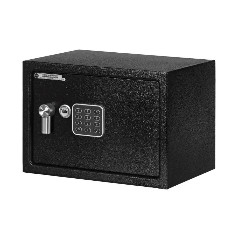 Yale YSV/250/DB2 16,3L terasest must vabaltseisev seif digitaal- ja võtmelukuga põranda/seina paigalduseks – 8