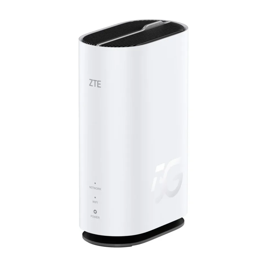 ZTE G5C valge 5G/4G Wi-Fi 6 kahesageduslik ruuter, sisseehitatud antenn, 2x RJ45, NanoSIM – 4