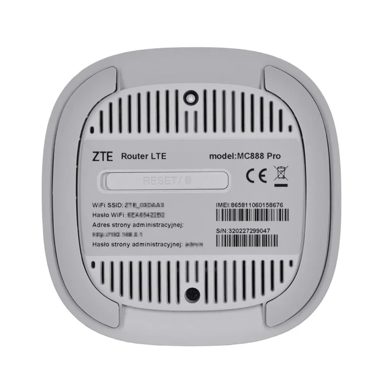 ZTE MC888 Pro 5G 5400 Mbit/s valge ruuter Wi-Fi 6, 124x70x182 mm siseruumidesse