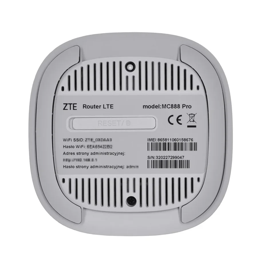 ZTE MC888 Pro 5G 5400 Mbit/s valge ruuter Wi-Fi 6, 124x70x182 mm siseruumidesse – 10