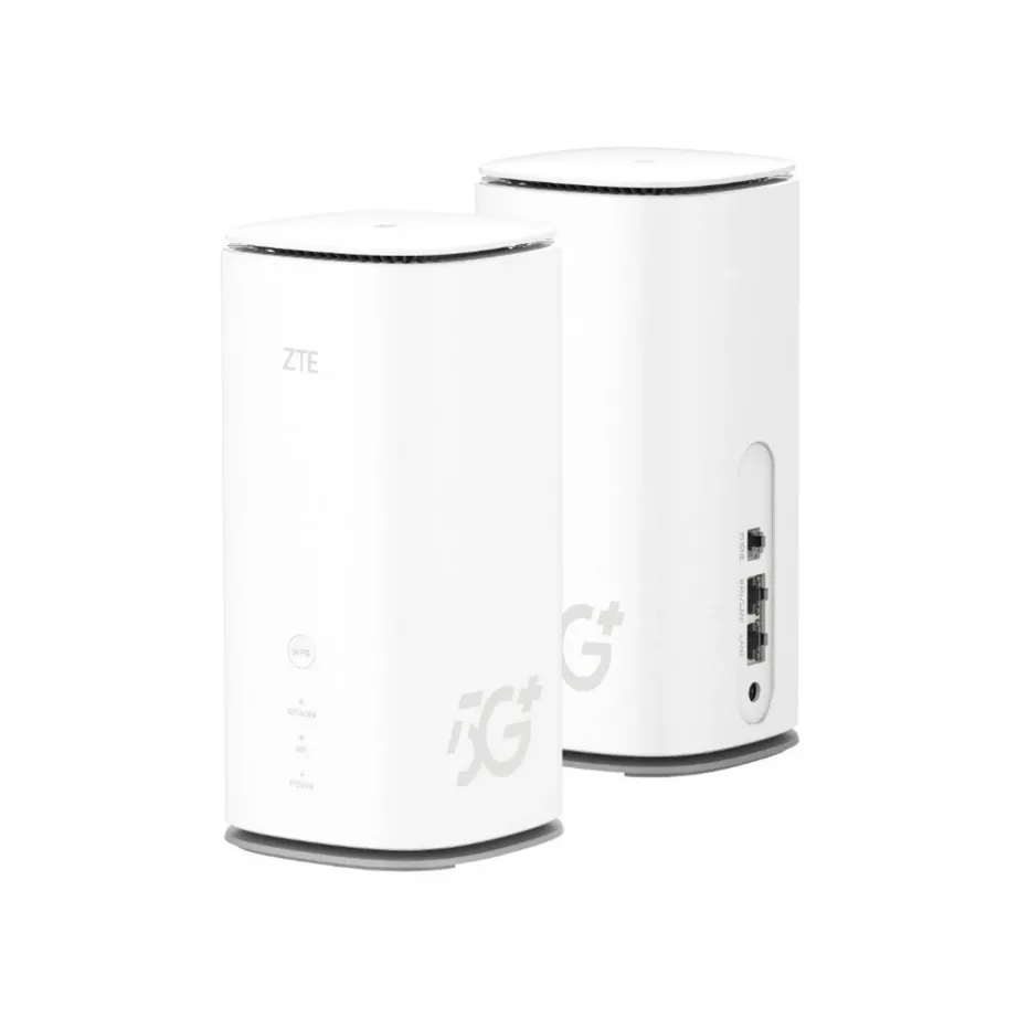 ZTE MC888 Ultra valge 5G Wi-Fi 6 ruuter, 5400 Mbit/s, Qualcomm SDX62, 2 LAN, siseruumidesse