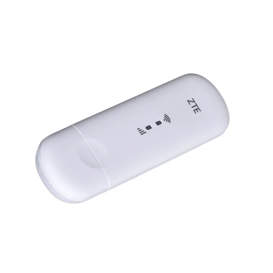 ZTE MF79N valge LTE 4G USB Wi-Fi modem mälukaardipesa ja kahe TS9 välisantenni, kuni 32 GB, kaasaskantav