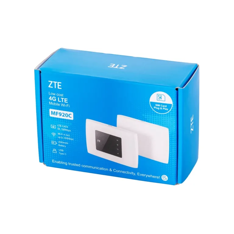 ZTE MF920C valge 4G WiFi ruuter, aku 2000mAh, LTE, MicroSIM