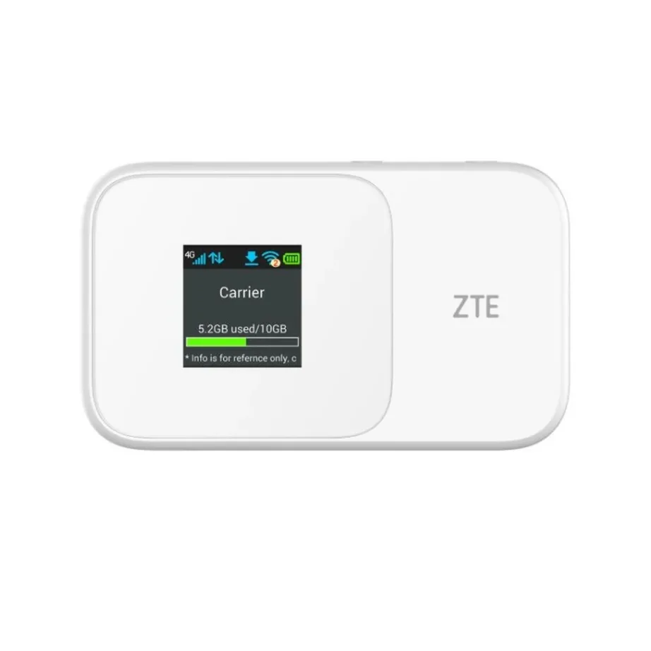 ZTE MF986D valge LTE Cat.12/13 3000 mAh akuga mobiilne NanoSIM Wi-Fi 5 ruuter, 107x63x14 mm – 3
