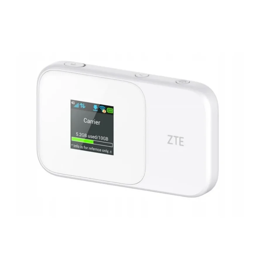 ZTE MF986D valge LTE Cat.12/13 3000 mAh akuga mobiilne NanoSIM Wi-Fi 5 ruuter, 107x63x14 mm