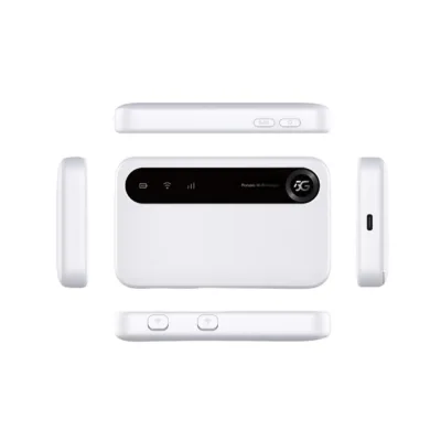 ZTE U50 5G kaasaskantav Wi-Fi 6 ruuter, 4500mAh aku, kahesagedusaline, valge, kuni 32 seadmele, Nano/eSIM
