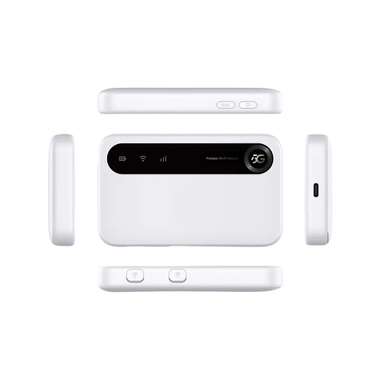 ZTE U50 5G kaasaskantav Wi-Fi 6 ruuter, 4500mAh aku, kahesagedusaline, valge, kuni 32 seadmele, Nano/eSIM