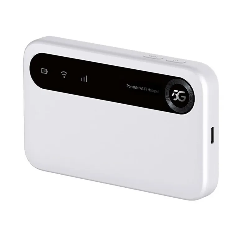 ZTE U50 5G WiFi6 valge mobiilne ruuter akuga, NanoSIM, kuni 32 seadmele, 118x72x18 mm