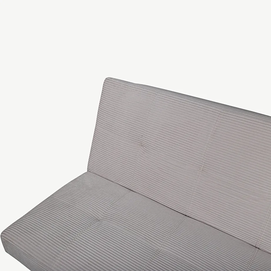 Bodil beež lahtikäiv manchesterkangast diivanvoodi mustade terasjalgadega, 15549-995 – 7