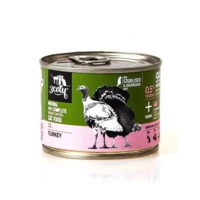 3coty 11. Turkey 180g steriliseeritud kasside monoproteiinne kalkuni märgtoit