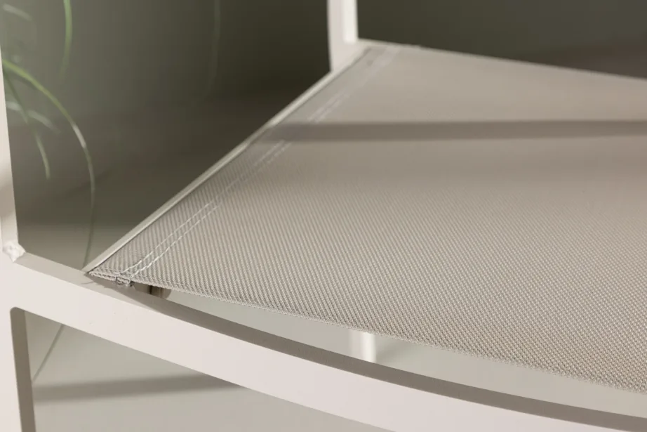 Beež alumiiniumist õuesöögitool Copacabana (textilene iste, virnastatav), 4231-402 – 10