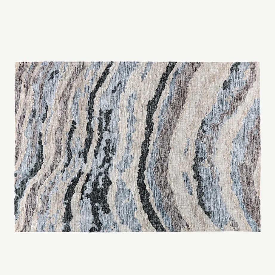 Mitmevärviline beež polüestervaip Gigi, 290×300 cm, 61535-888 – 2