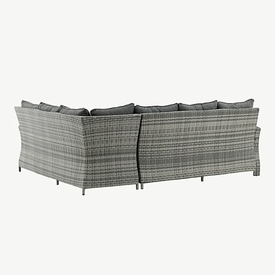 Aianurgadiivanikomplekt London hallile terrassile (hall polürotang, tumehallid padjad, WPC lauaplaat), 7310-004 – 6