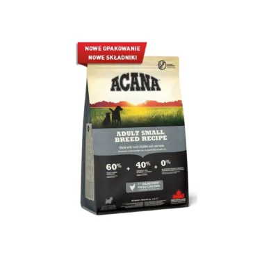 ACANA Adult Small Breed 2 kg gluteenivaba kanamaitseline kuivtoit väikestele koertele