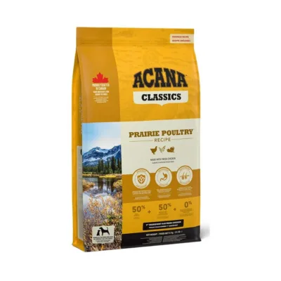ACANA Classics Prairie Poultry 9,7 kg kuivtoit kanalihaga täiskasvanud koertele