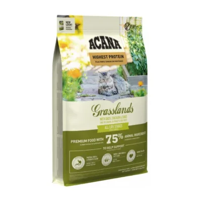 ACANA Grasslands Cat 4,5 kg gluteenivaba pardimaitseline täissööt täiskasvanud kassile