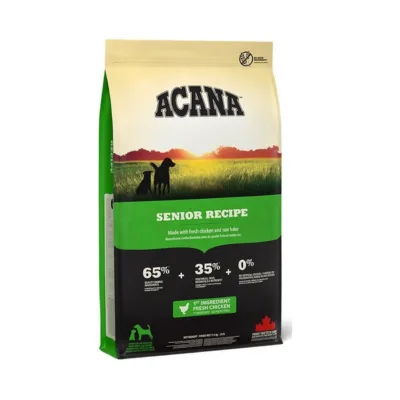 ACANA Senior 11,4 kg gluteeni- ja teraviljavaba kuivtoit kanaga eakatele koertele