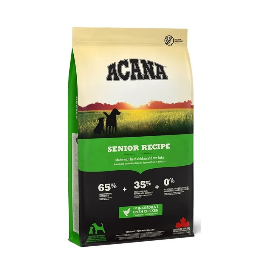 ACANA Senior 11,4 kg gluteeni- ja teraviljavaba kuivtoit kanaga eakatele koertele