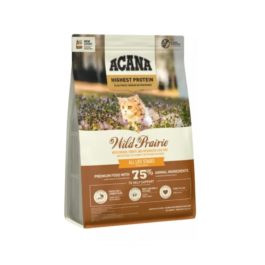 ACANA Wild Prairie 1,8 kg gluteenivaba kuivtoit täiskasvanud kassile