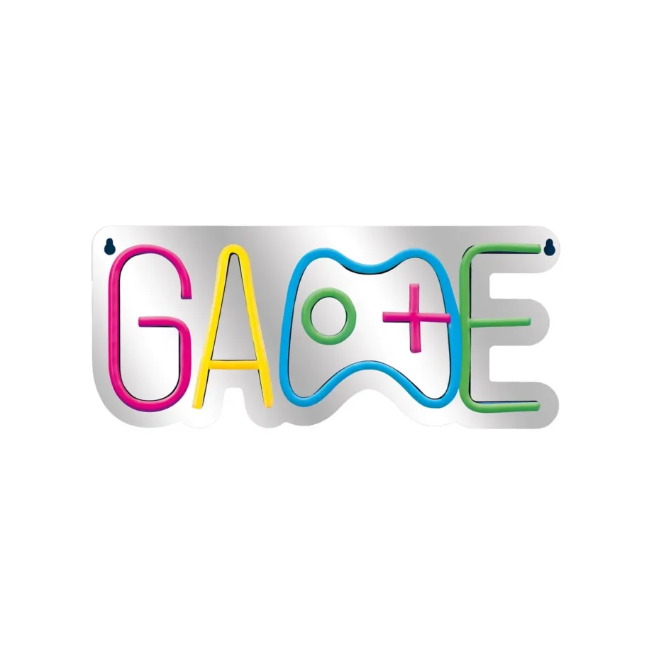 Activejet AJE-NEON GAME 300×130 mm 5W USB mitmevärviline LED seinavalgusti siseruumidesse – 2