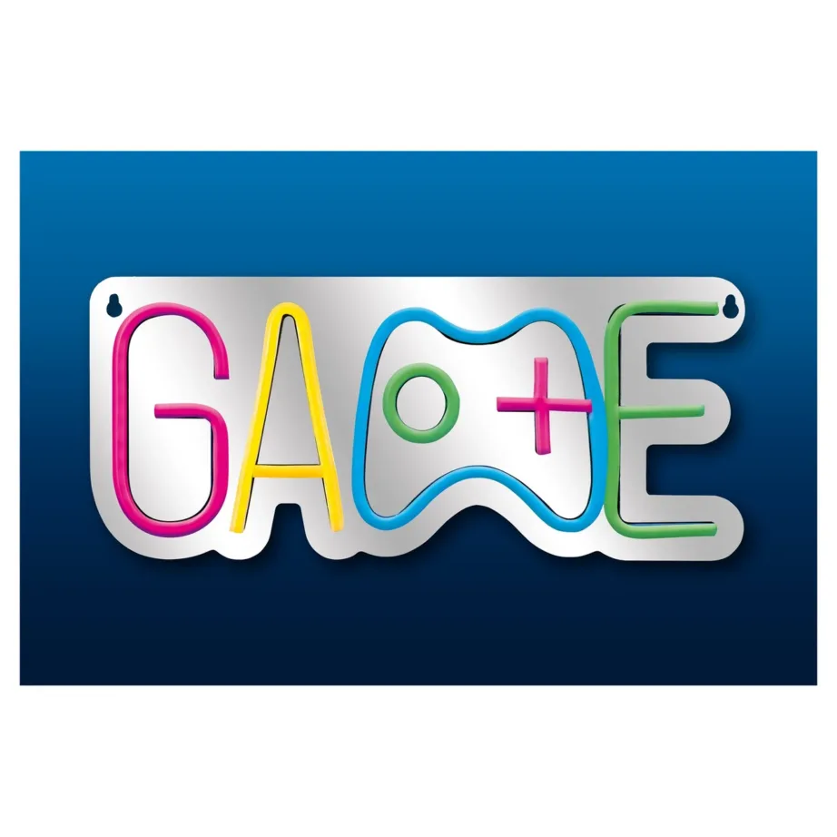 Activejet AJE-NEON GAME 300×130 mm 5W USB mitmevärviline LED seinavalgusti siseruumidesse