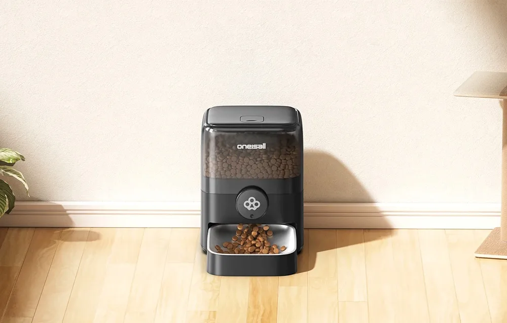 Ajastatav automaatne toidudosaator kassile 3 L akuga