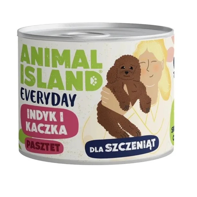ANIMAL ISLAND Everyday 185 g märgtoit kalkuni- ja pardilihaga kutsikatele kõikidele tõugudele