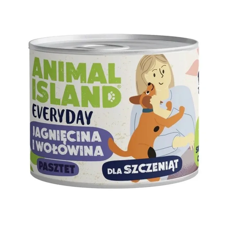 ANIMAL ISLAND Everyday 185 g märgtoit lambaga kutsikatele, gluteeni- ja teraviljavaba