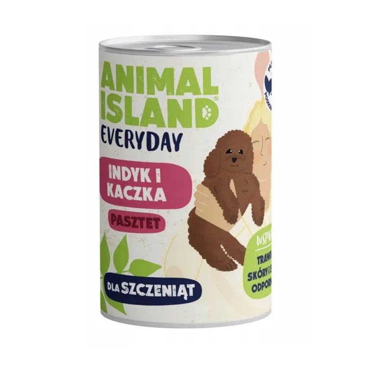 ANIMAL ISLAND Everyday Turkey & Duck 400g teraviljavaba märgtoit kutsikatele