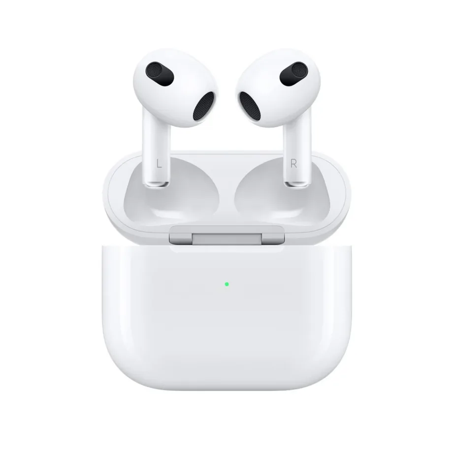 Apple AirPods (3. põlvkond) MPNY3ZM/A juhtmevabad in-ear kõrvaklapid Lightning-laadimiskarbiga, IPX4 veekindlad, H1 kiibiga, 6 tundi kuulamisaega, valge