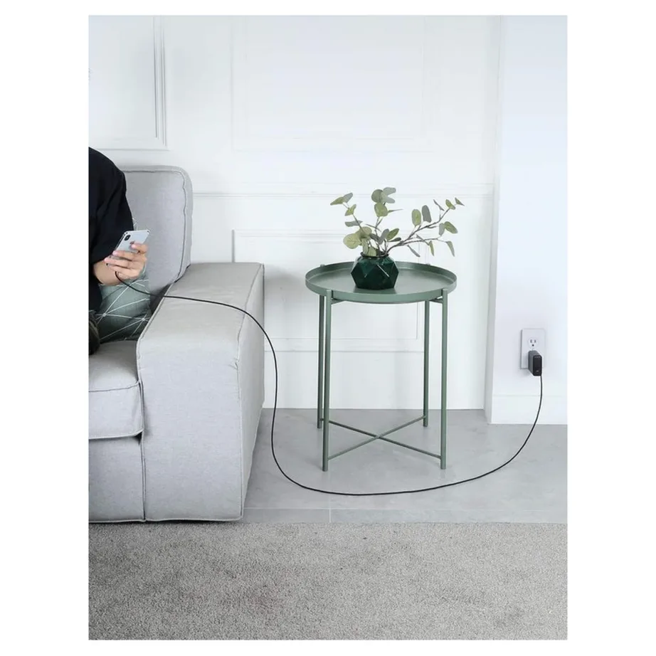 AUKEY CB-CL03 2 m must USB-C – Lightning MFi-sertifikaadiga andme- ja laadimiskaabel – 7