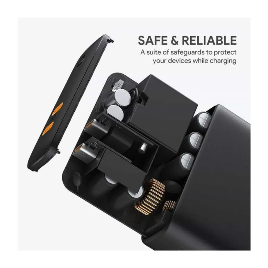 AUKEY PA-D5 63W 2xUSB-C GaN must seinalaadija Power Delivery universaalne – 4