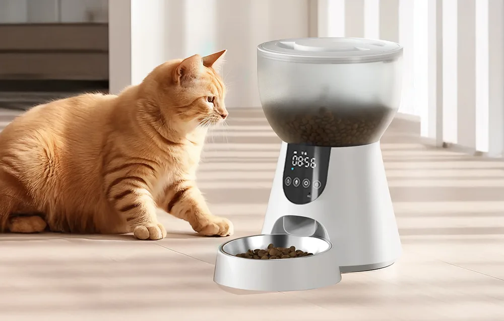 Roostevabast terasest kauss ja LED‑ekraaniga juhtpaneel