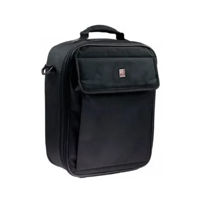 Avtek Bag+ 270x110x350 mm must nailonist projektorikott välitasku ja õlarihmaga