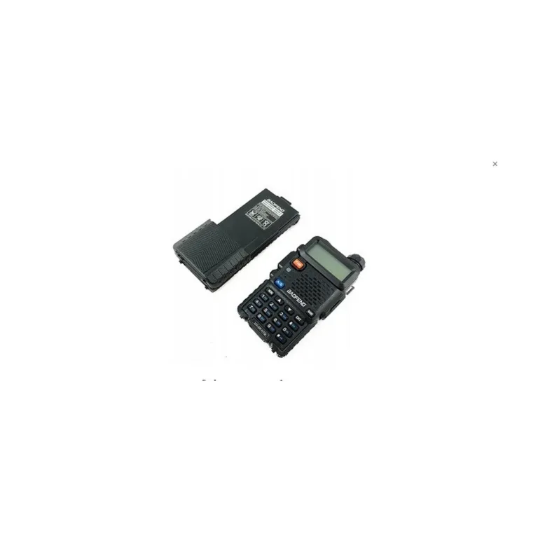 Baofeng UV-5R HTQ 3800 USB-C 5W 3800mAh must kahekanaliline raadiosaatja FM-raadio ja VOX-funktsiooniga
