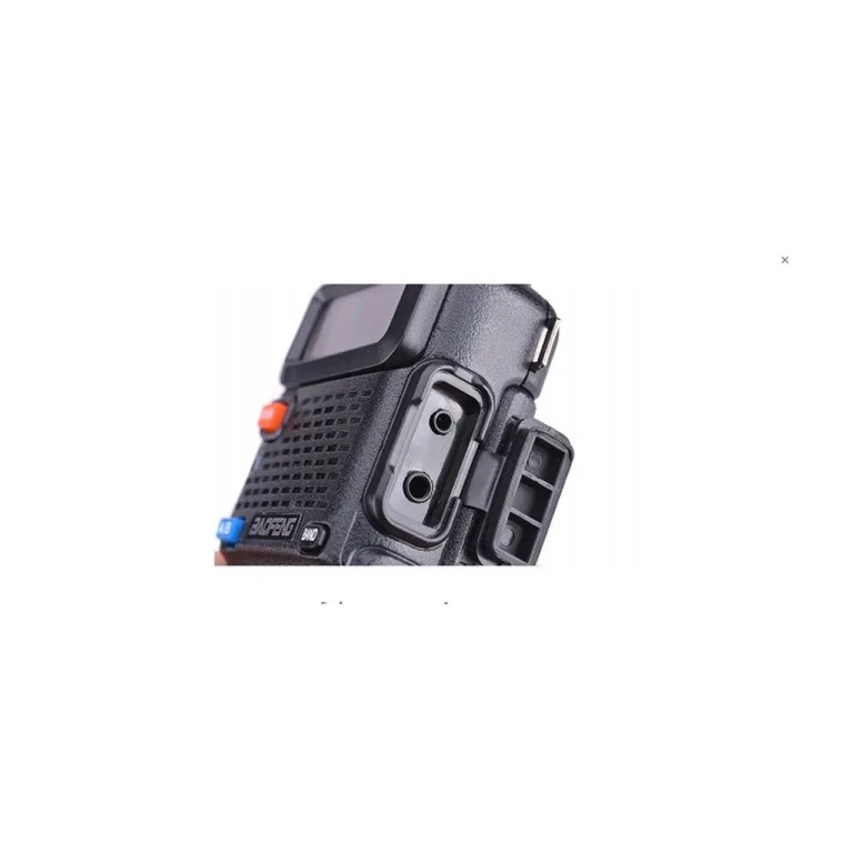 Baofeng UV-5R HTQ 3800 USB-C 5W 3800mAh must kahekanaliline raadiosaatja FM-raadio ja VOX-funktsiooniga