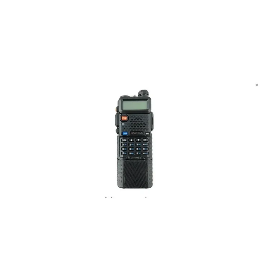 Baofeng UV-5R HTQ 3800 USB-C 5W 3800mAh must kahekanaliline raadiosaatja FM-raadio ja VOX-funktsiooniga