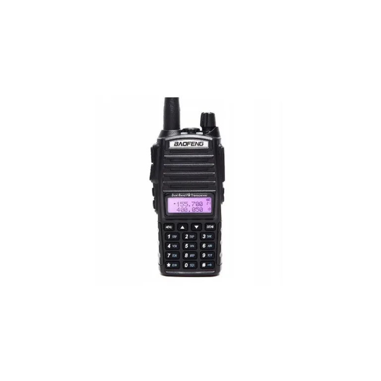 Baofeng UV-82 HTQ 5W 2800mAh USB-C must kahebandiline raadiosaatja VOX-funktsiooni ja FM-raadioga