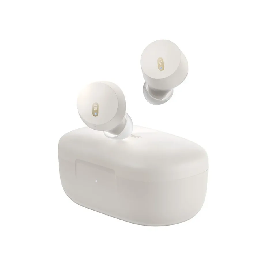 Baseus Bowie E18 valged TWS in-ear Bluetooth 5.3 kõrvaklapid mürasummutusega, IPX4, 25h, laadimiskarbiga – 2