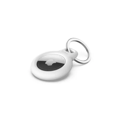 Belkin F8W973btWHT valge kaitseümbris võtmerõngaga AirTagile, kriimustuskindel