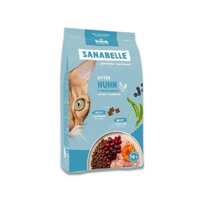Bosch Sanabelle Life Kitten kana ja jõhvikatega kassipoegade kuivtoit 8 kg