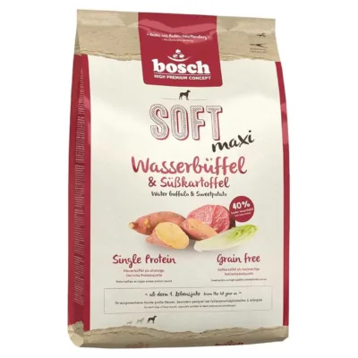 Bosch Soft Maxi 2,5 kg veepühvli ja bataadiga gluteenivaba täissööt suurtele täiskasvanud koertele