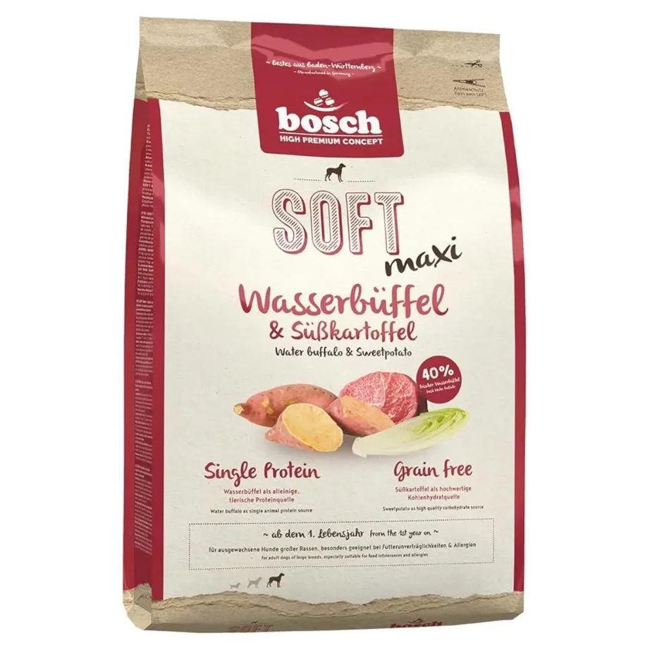 Bosch Soft Maxi 2,5 kg veepühvli ja bataadiga gluteenivaba täissööt suurtele täiskasvanud koertele