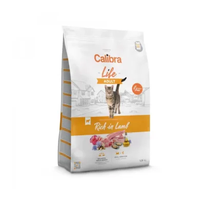 Calibra Cat Life Adult Lamb 1,5 kg täissööt täiskasvanud kassidele, lambalihaga kuivtoit