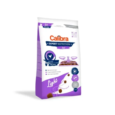 Calibra Expert Nutrition Light 2 kg kanaliha kuivtoit täiskasvanud koertele kaalulangetuseks