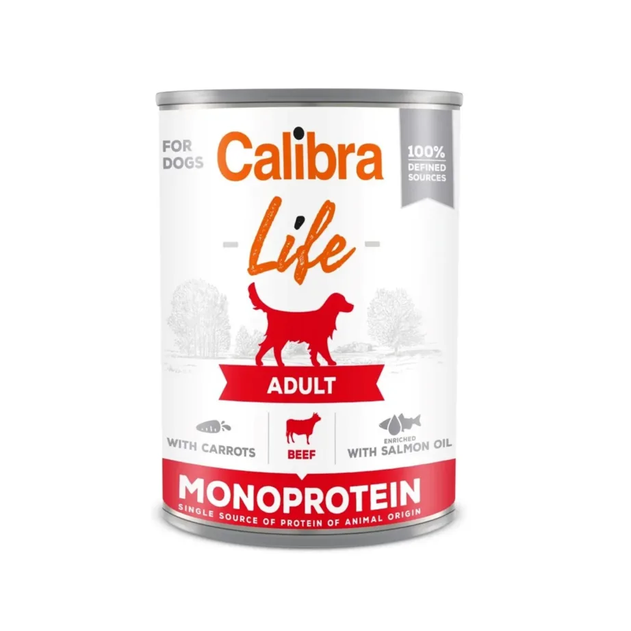 Calibra Life Adult 400g veiselihaga monoproteiinne gluteenivaba täissööt täiskasvanud koertele