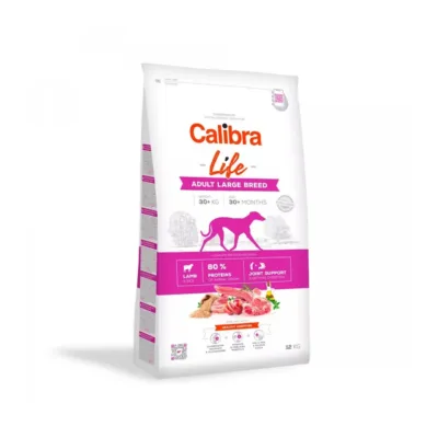 Calibra Life Adult Large Breed Lamb 12kg gluteenivaba kuivtoit suurtele täiskasvanud koertele