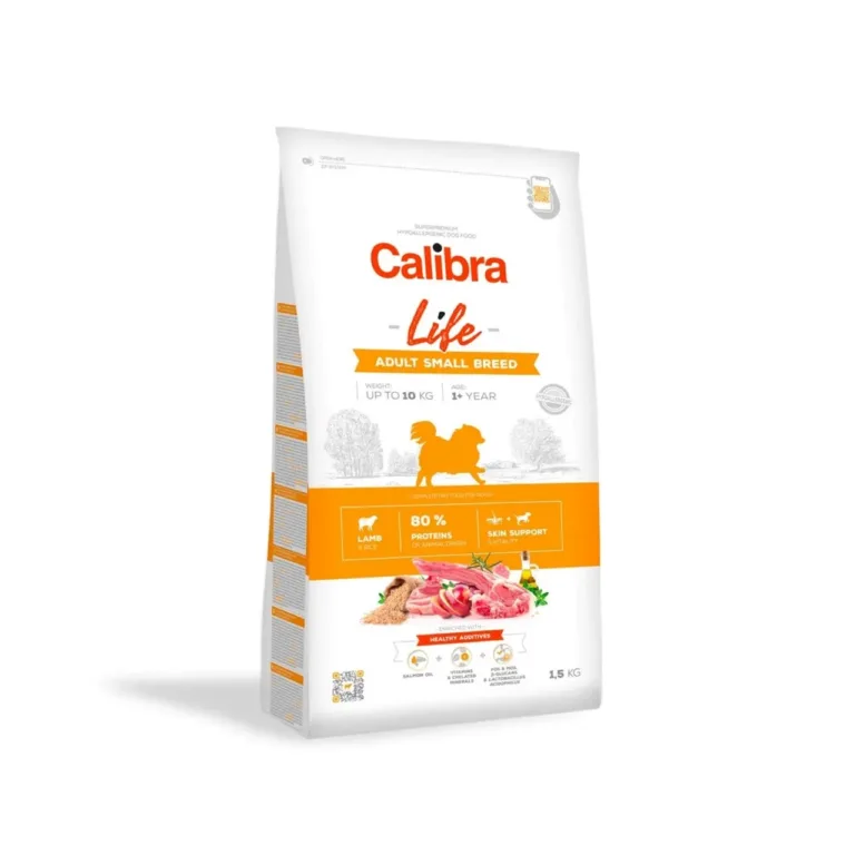 Calibra Life Adult Small Breed Lamb 1,5 kg gluteeni- ja sojavaba kuivtoit väikestele täiskasvanud koertele