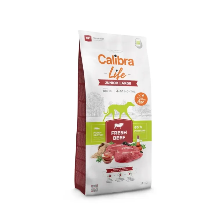 Calibra Life Junior Large Breed 12 kg veiselihaga gluteenivaba kuivtoit suurtele noortele koertele